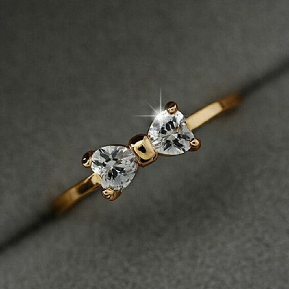 💓SUPER CUTE GOLD PLATED BOW RING💓 - Picture 2 of 8